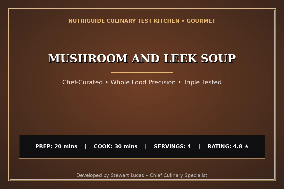Mushroom And Leek Soup