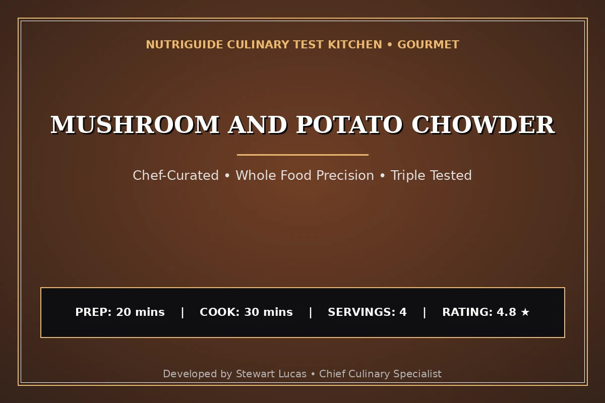 Mushroom And Potato Chowder