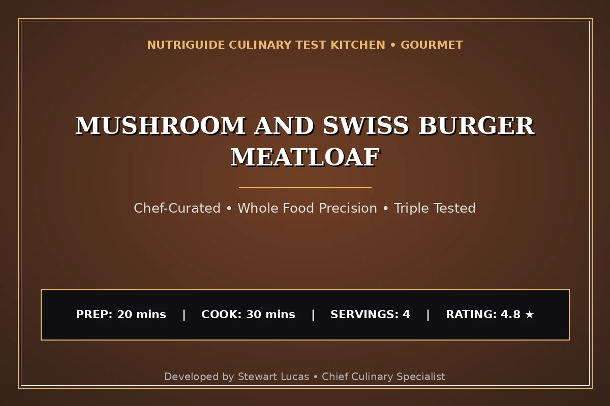 Mushroom And Swiss Burger Meatloaf