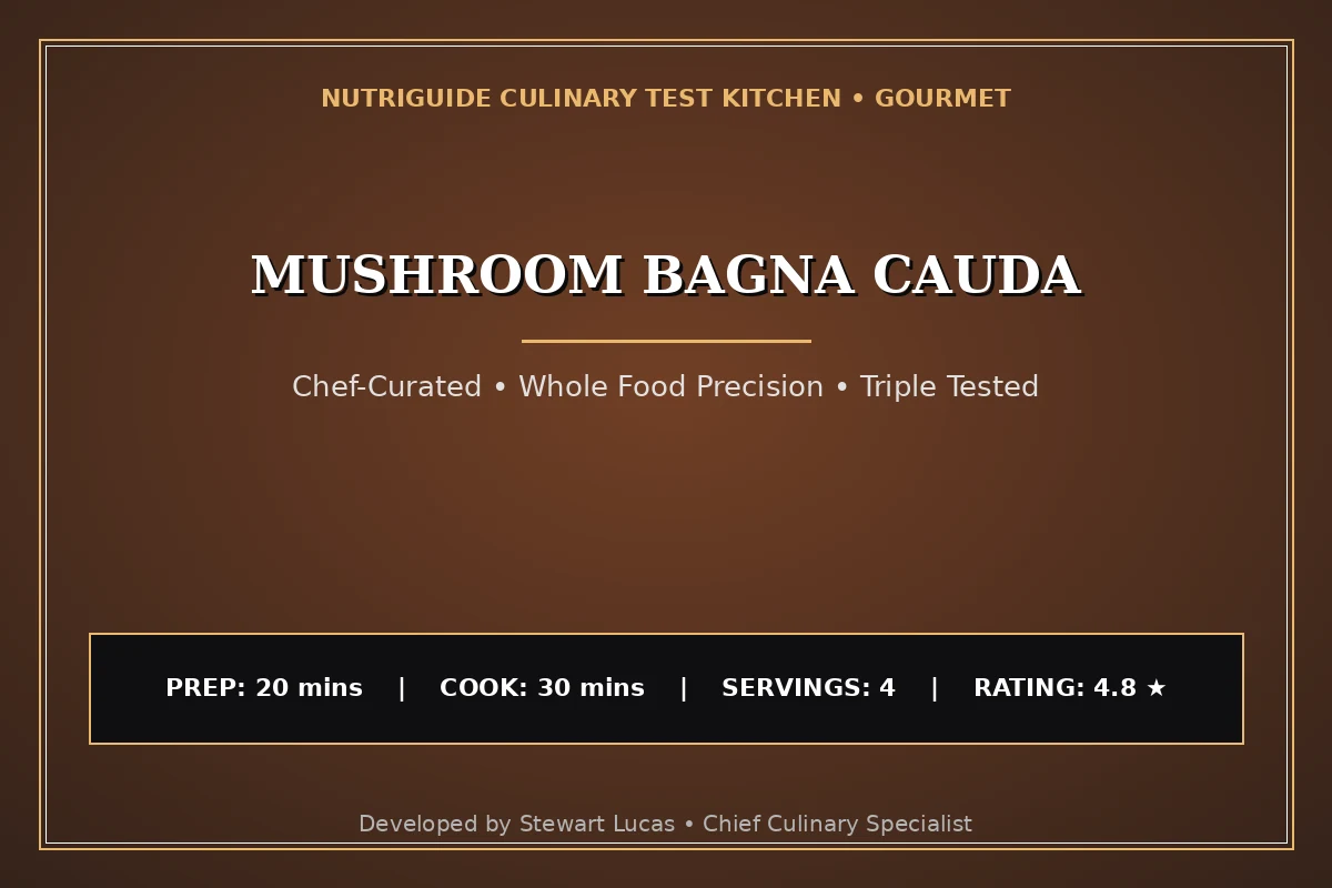 Mushroom Bagna Cauda