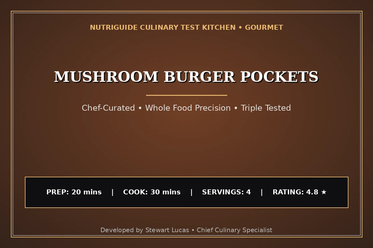 Mushroom Burger Pockets