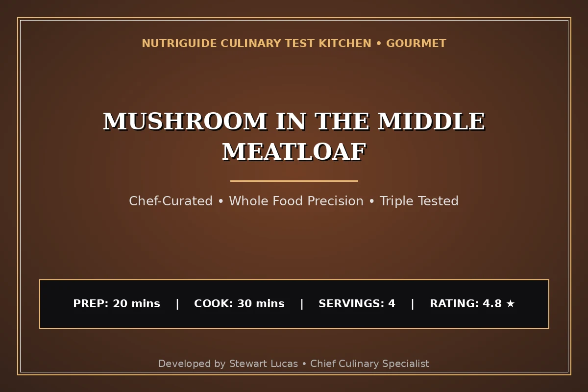 Mushroom In The Middle Meatloaf