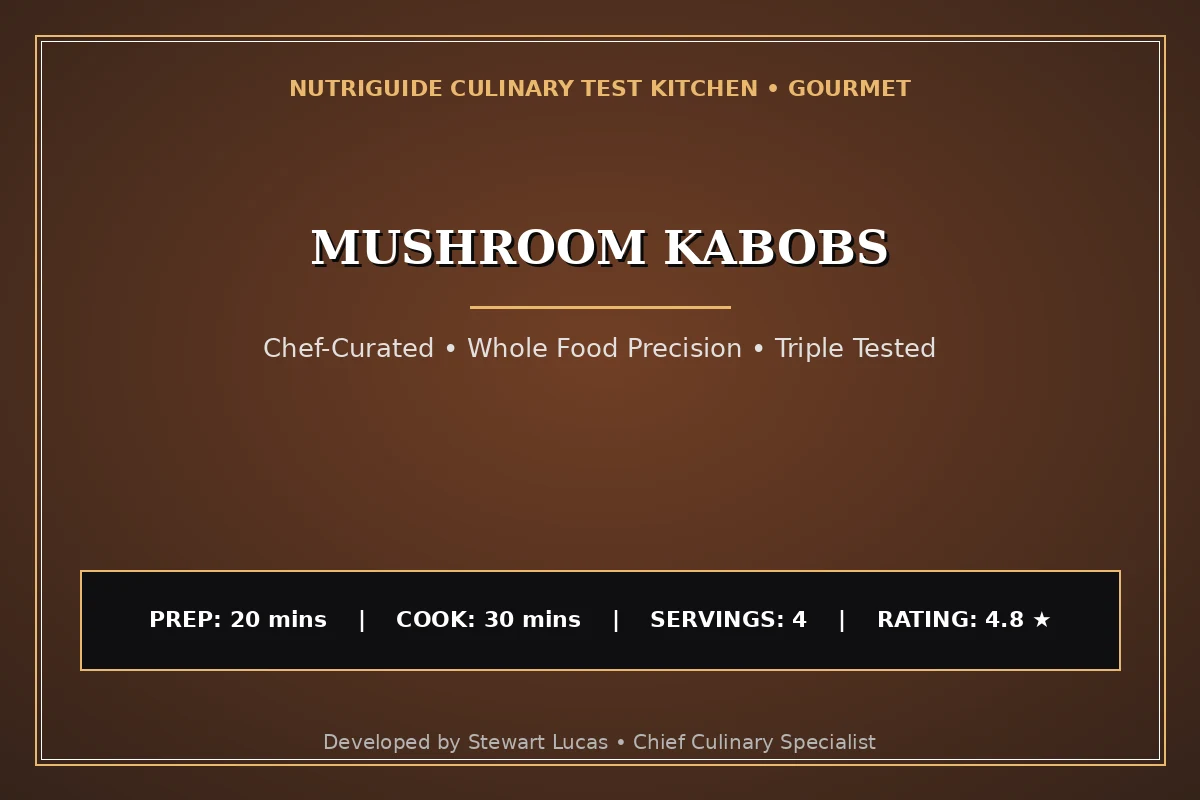 Mushroom Kabobs