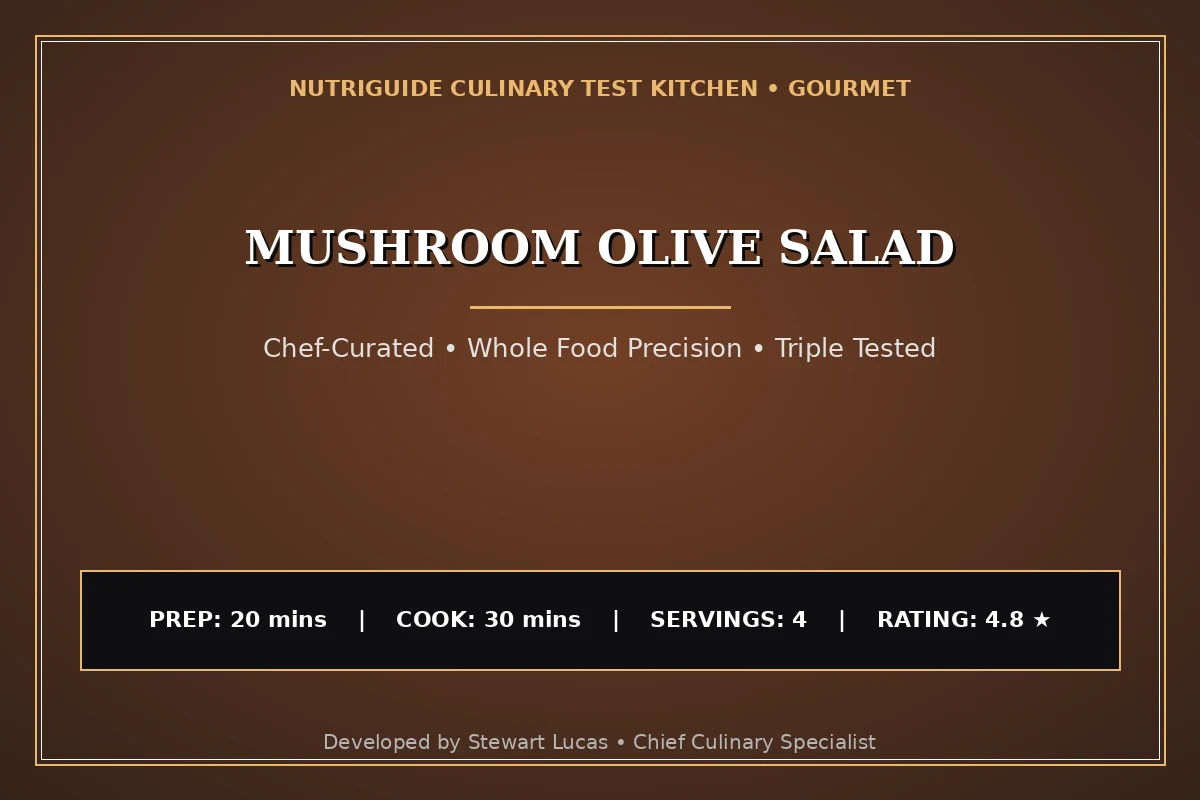 Mushroom Olive Salad
