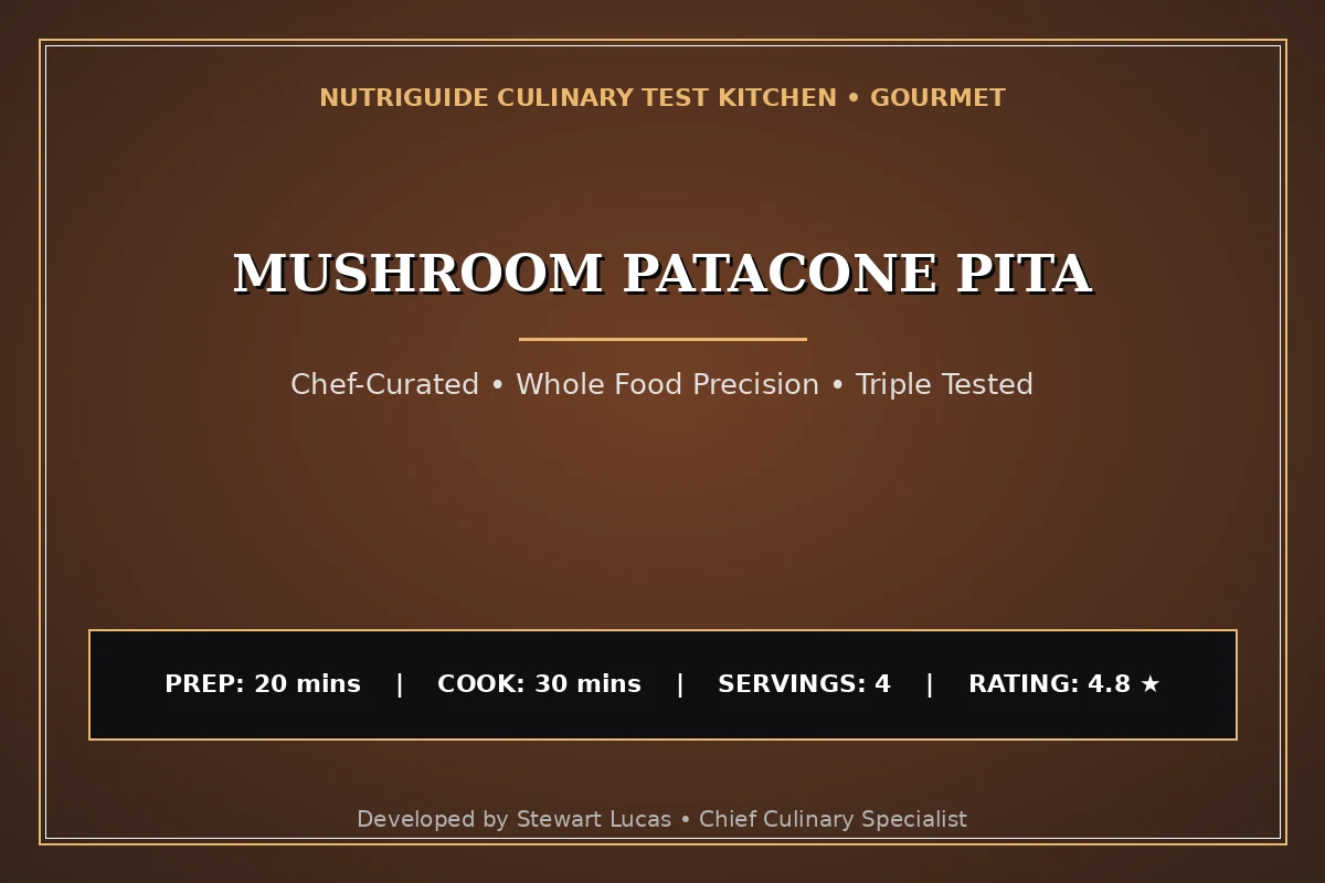 Mushroom Patacone Pita