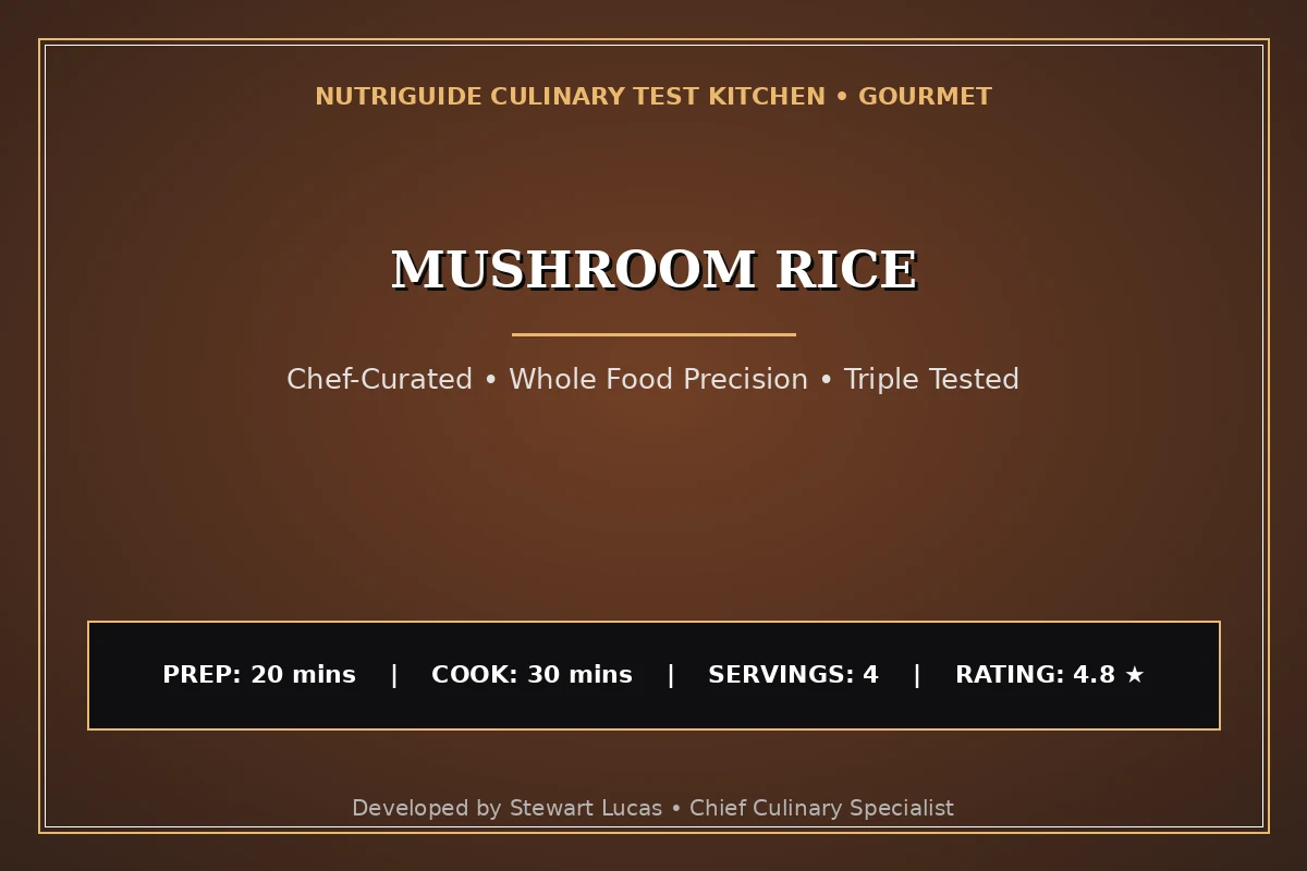 Mushroom Rice