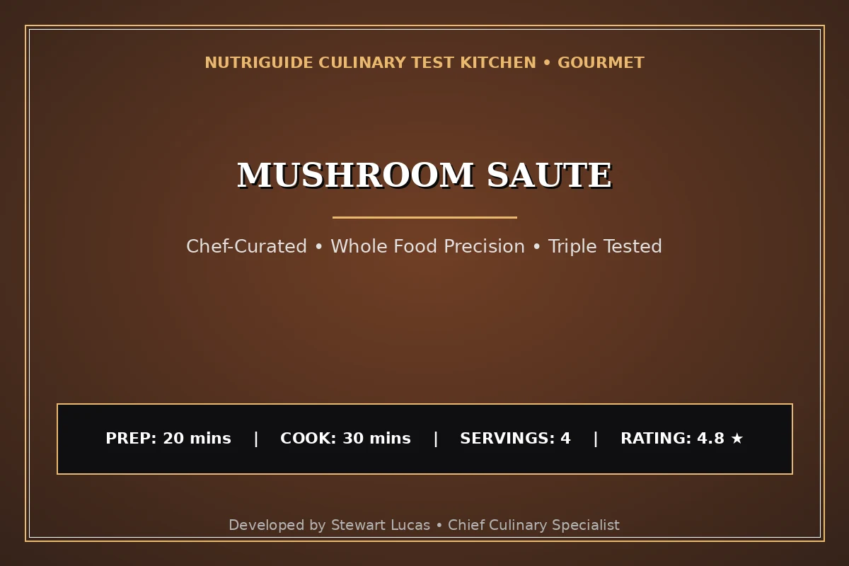 Mushroom Saute