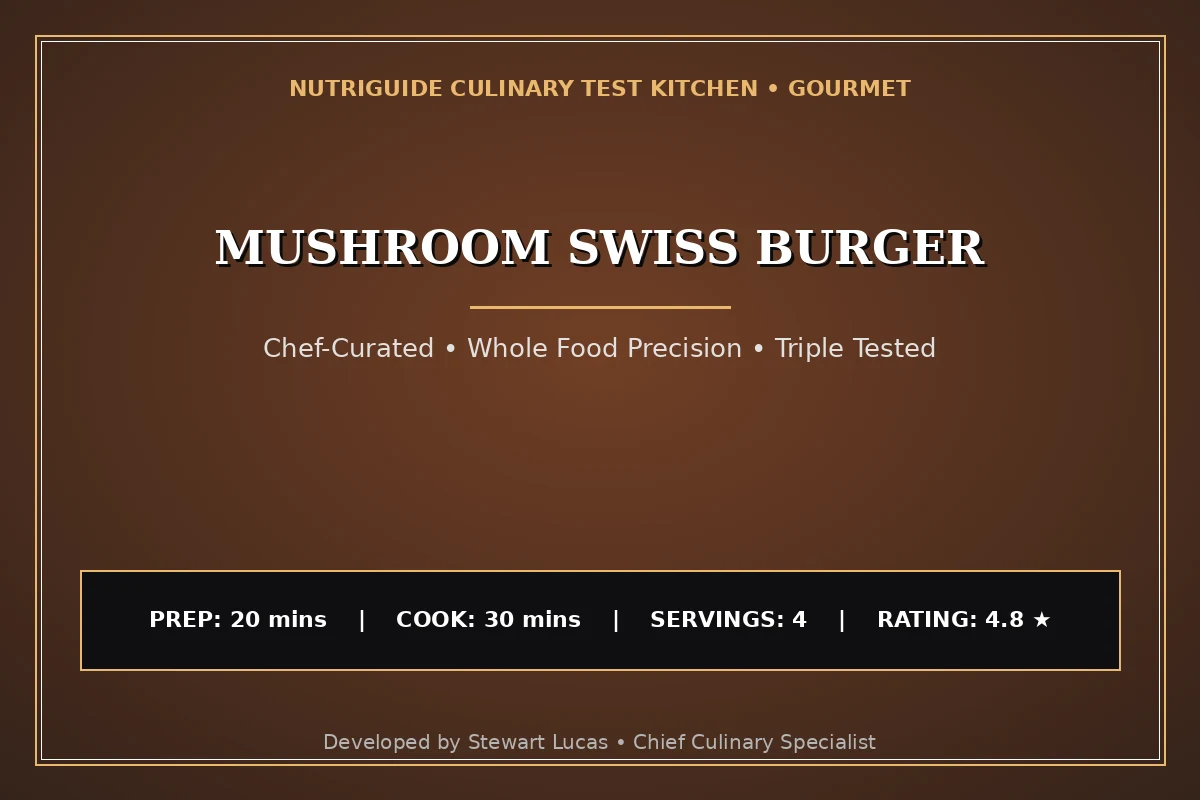 Mushroom Swiss Burger