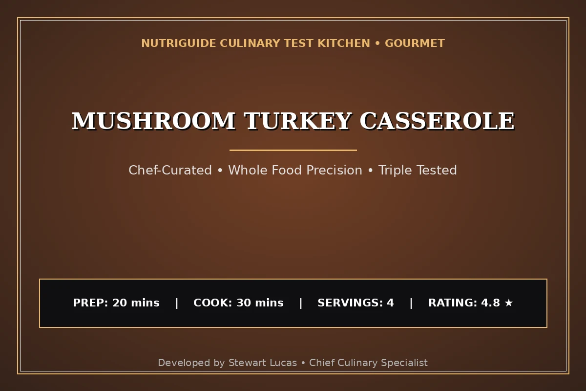 Mushroom Turkey Casserole