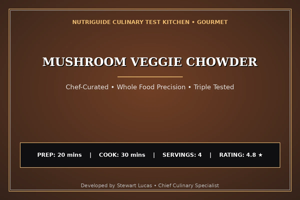 Mushroom Veggie Chowder