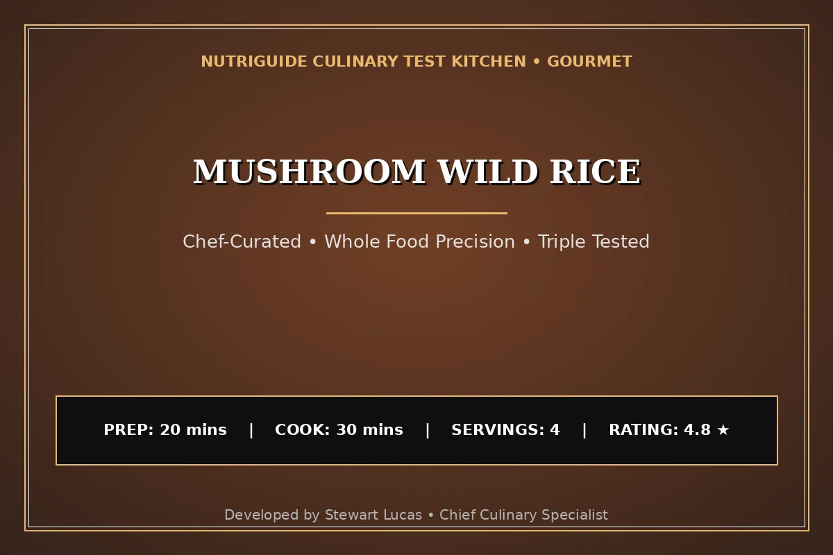 Mushroom Wild Rice
