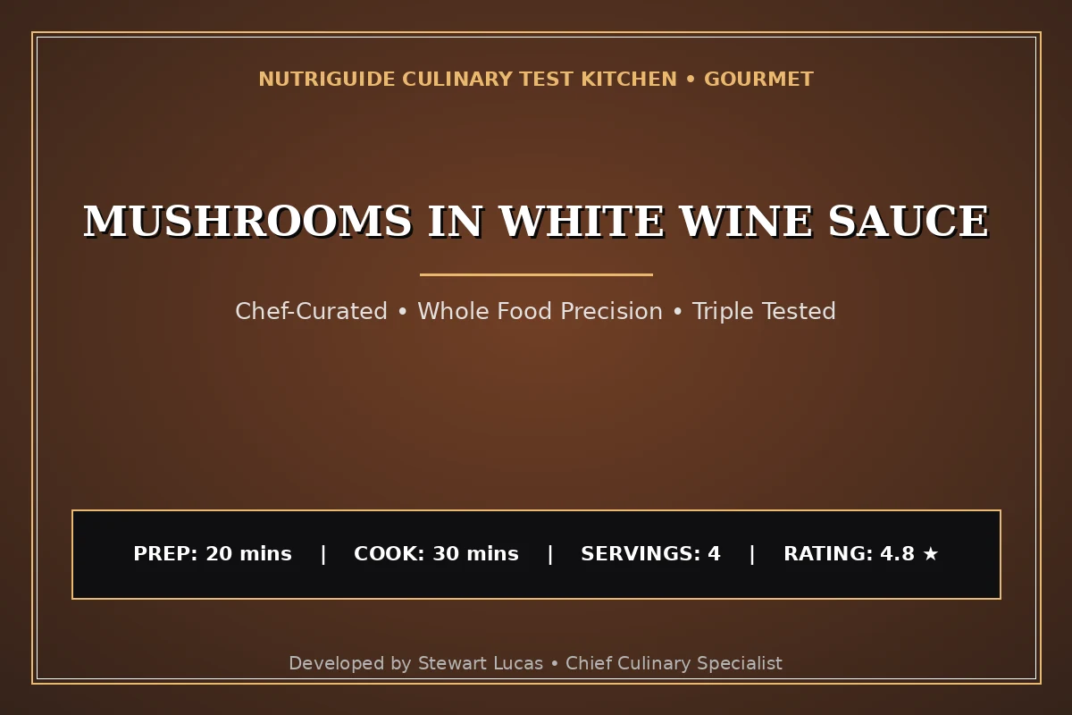 Mushrooms In White Wine Sauce