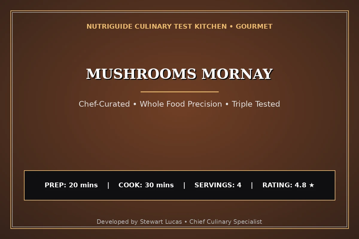 Mushrooms Mornay