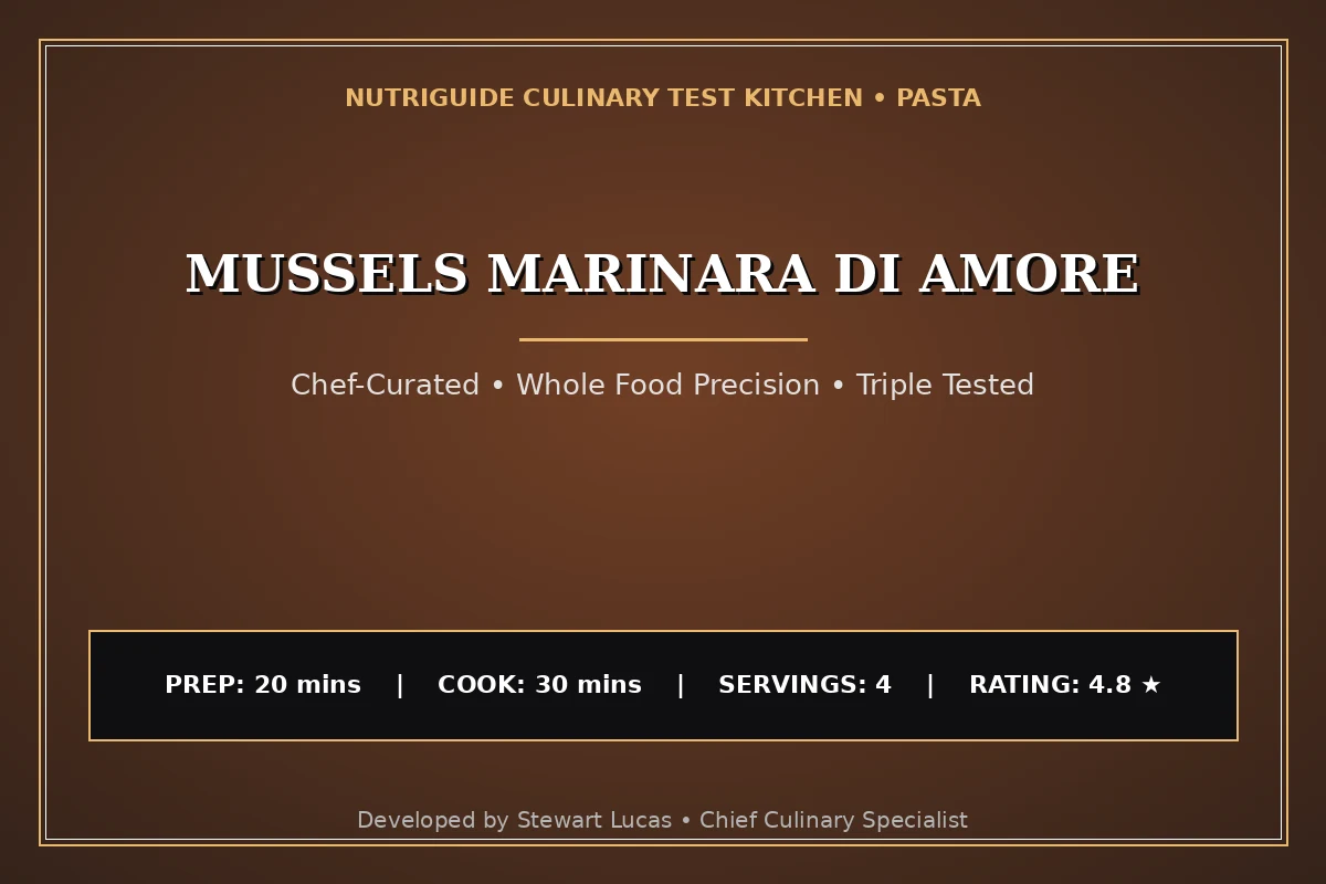 Mussels Marinara Di Amore