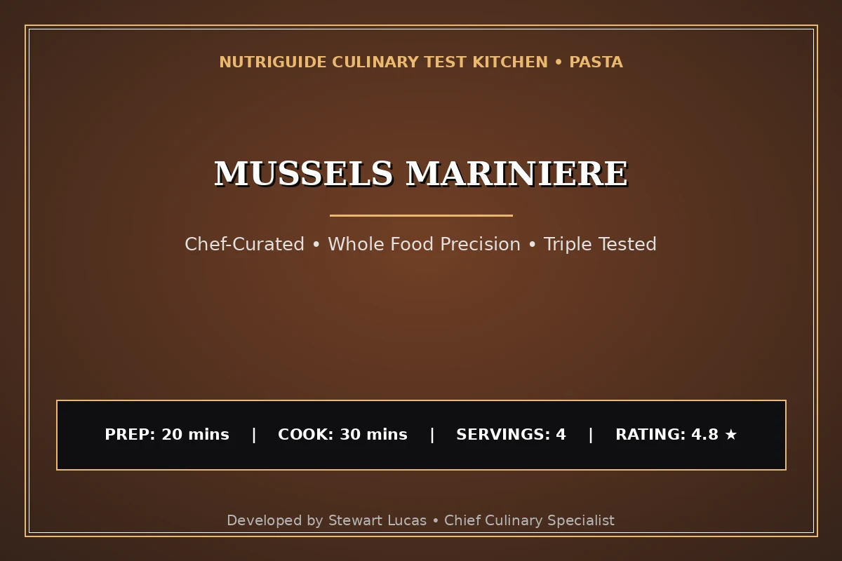 Mussels Mariniere