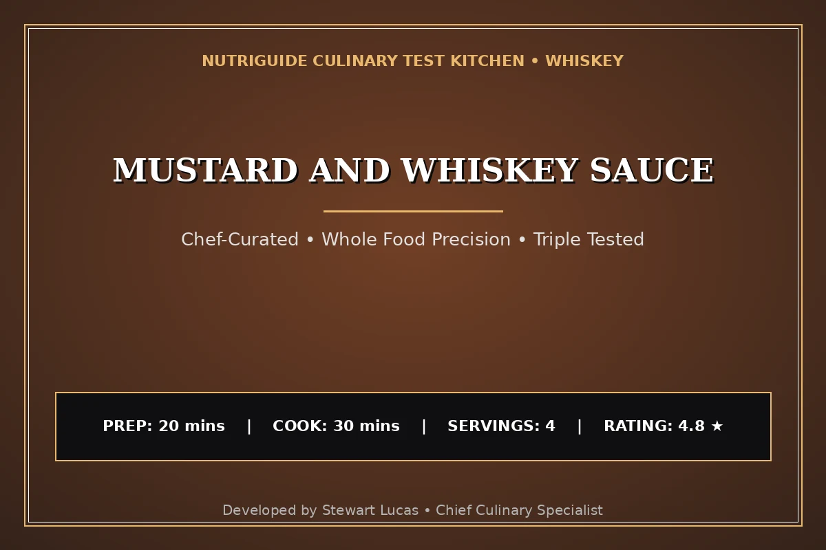 Mustard And Whiskey Sauce