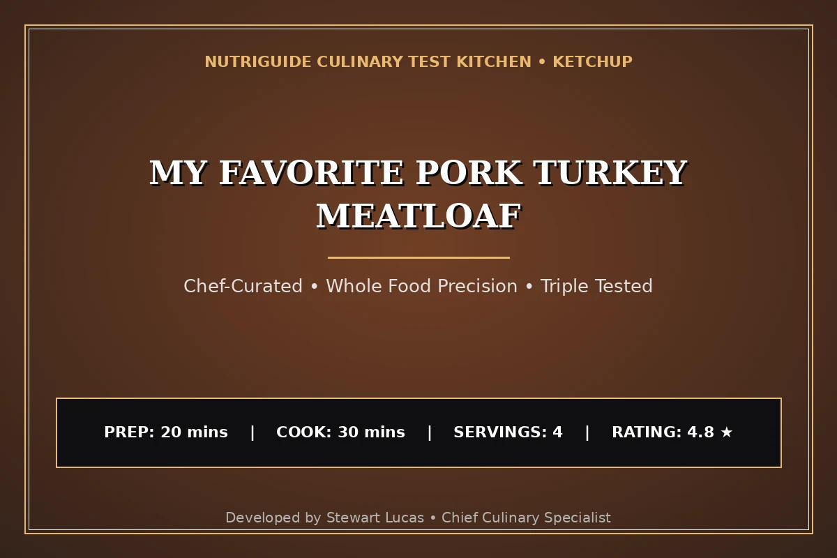 My Favorite Pork Turkey Meatloaf