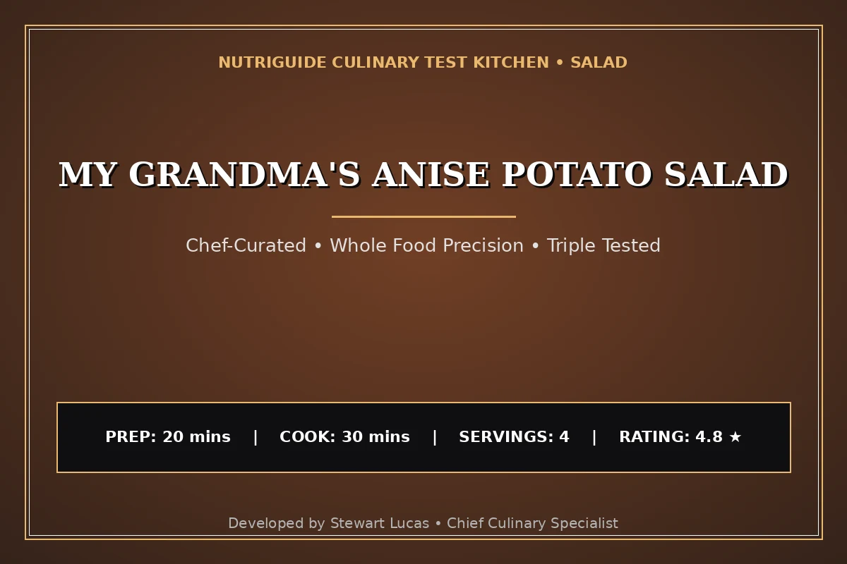 My Grandma'S Anise Potato Salad
