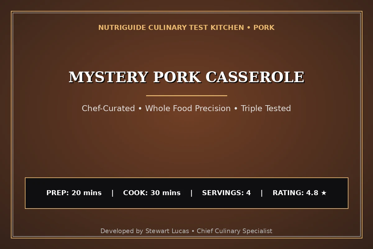 Mystery Pork Casserole