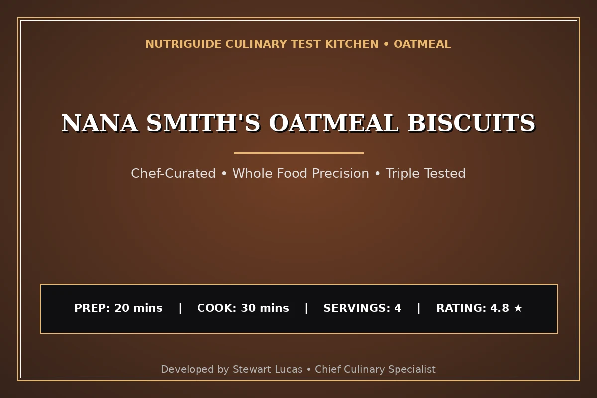 Nana Smith'S Oatmeal Biscuits