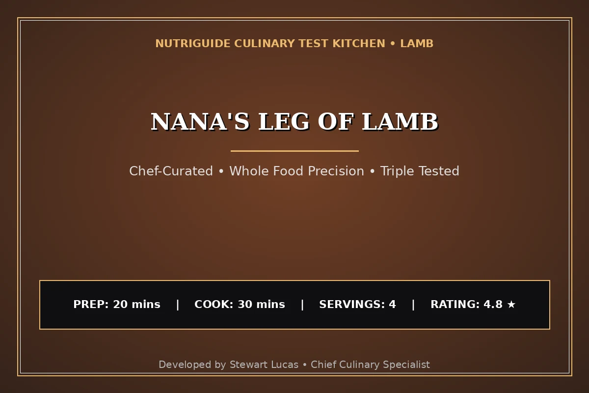Nana'S Leg Of Lamb