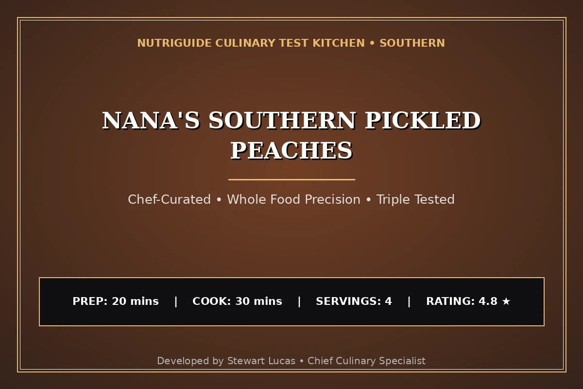 Nana'S Southern Pickled Peaches
