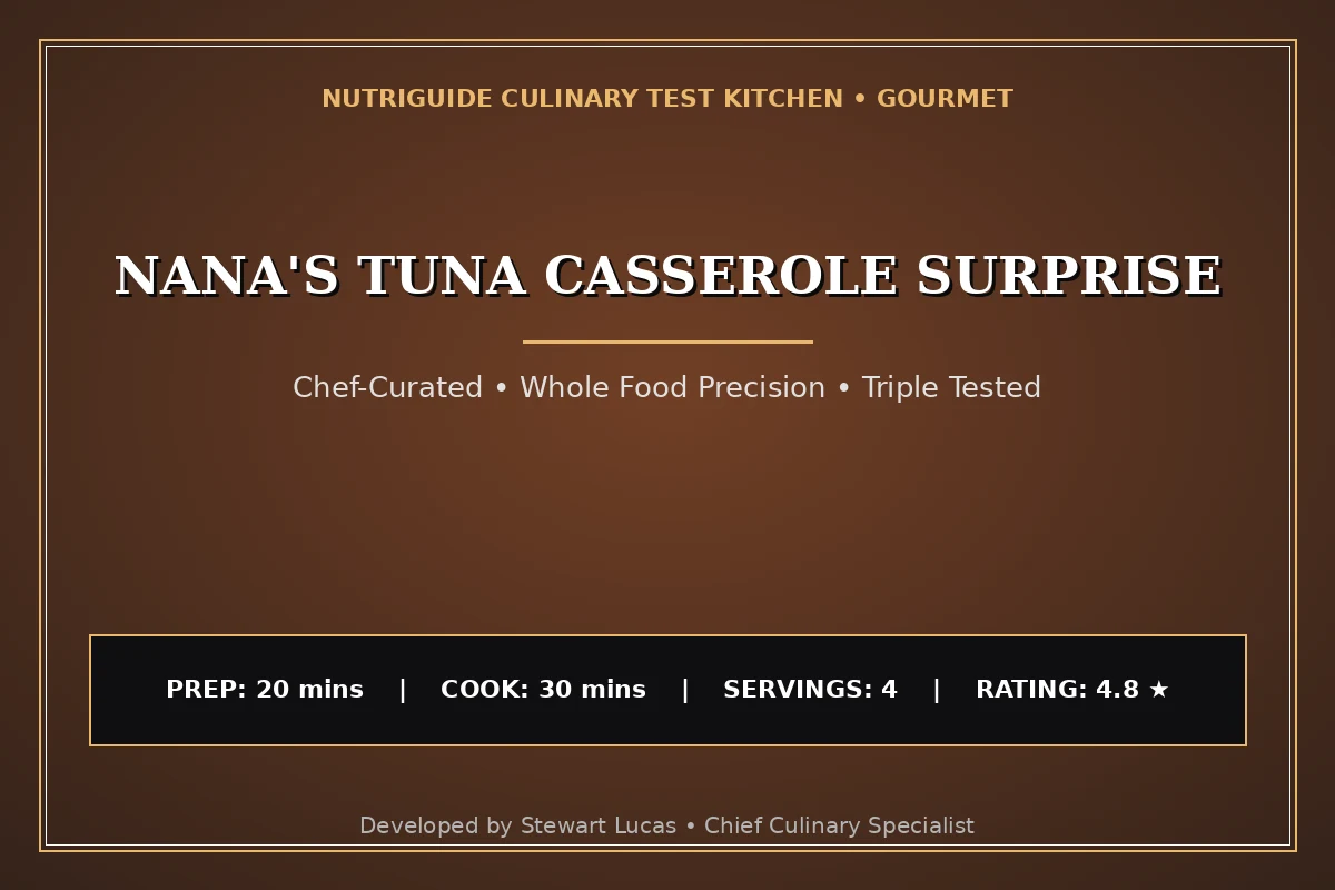 Nana'S Tuna Casserole Surprise