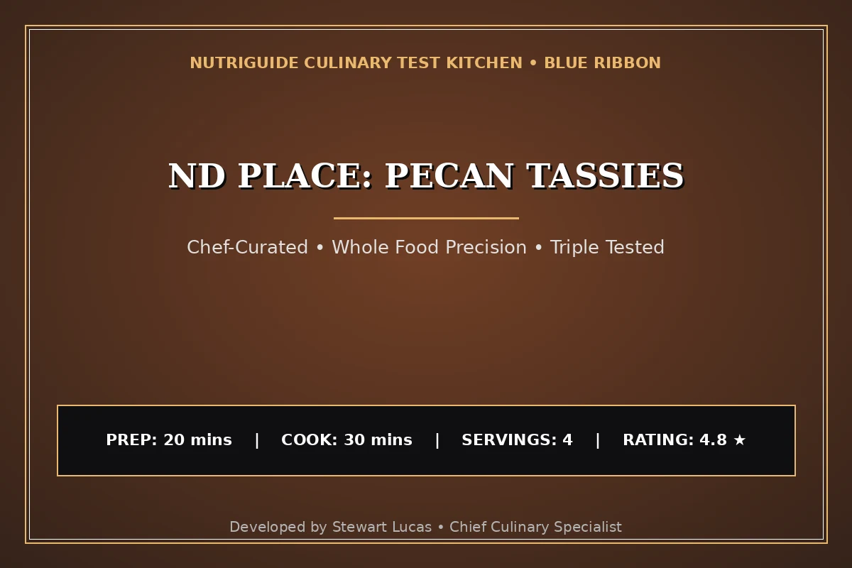 Nd Place: Pecan Tassies
