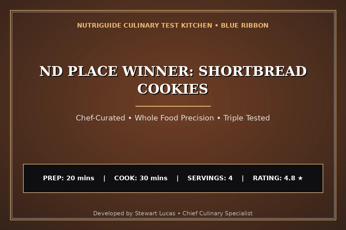 Nd Place Winner: Shortbread Cookies