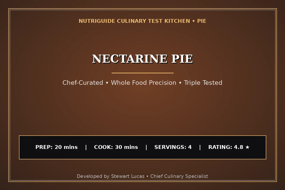 Nectarine Pie