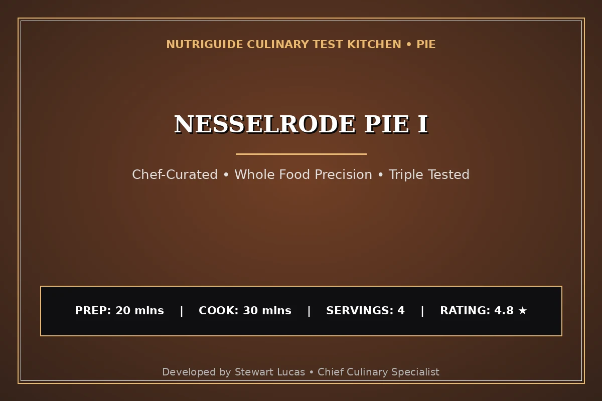 Nesselrode Pie I
