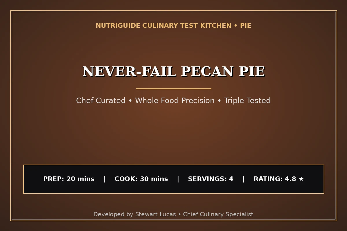 Never-Fail Pecan Pie