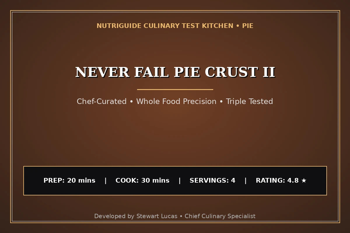 Never Fail Pie Crust Ii