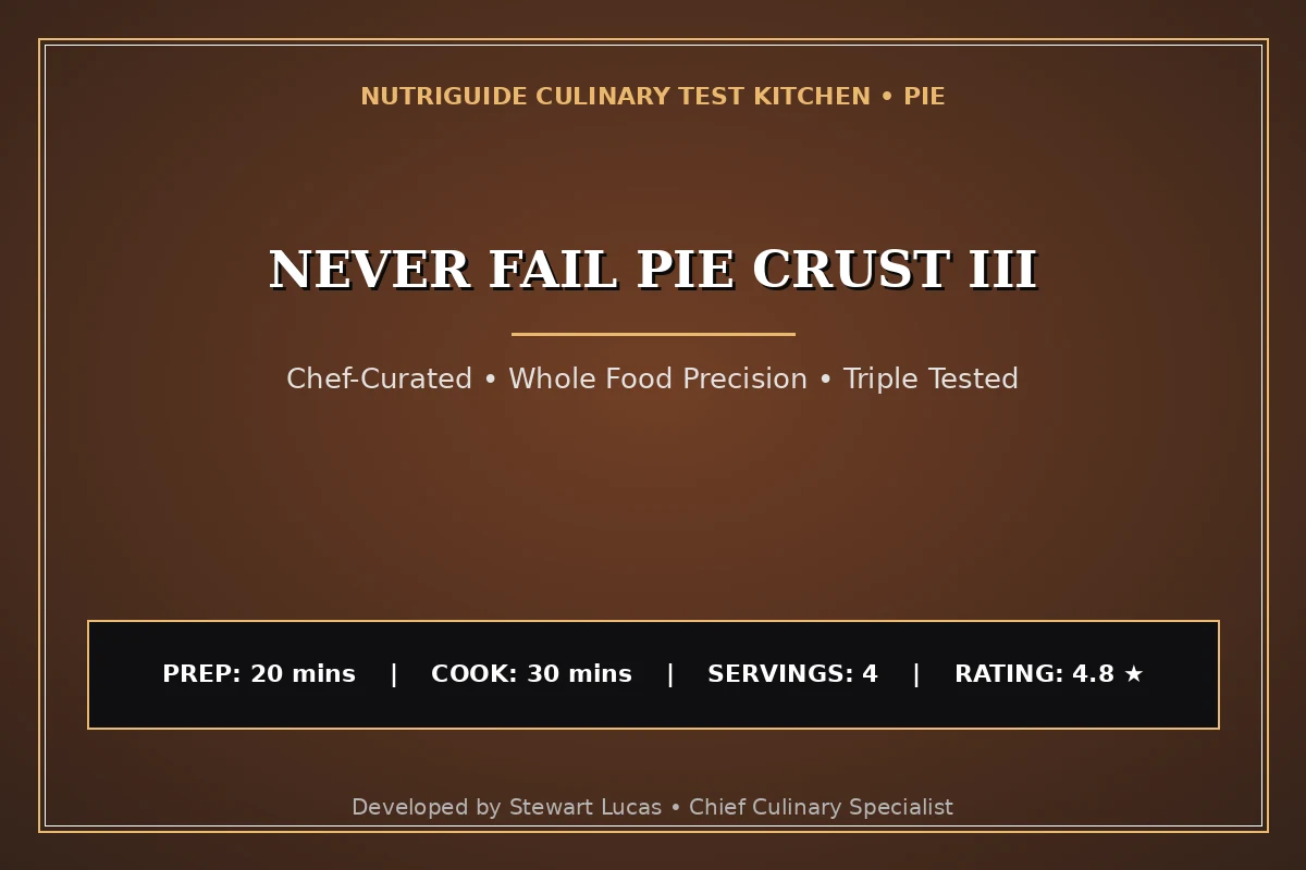 Never Fail Pie Crust Iii