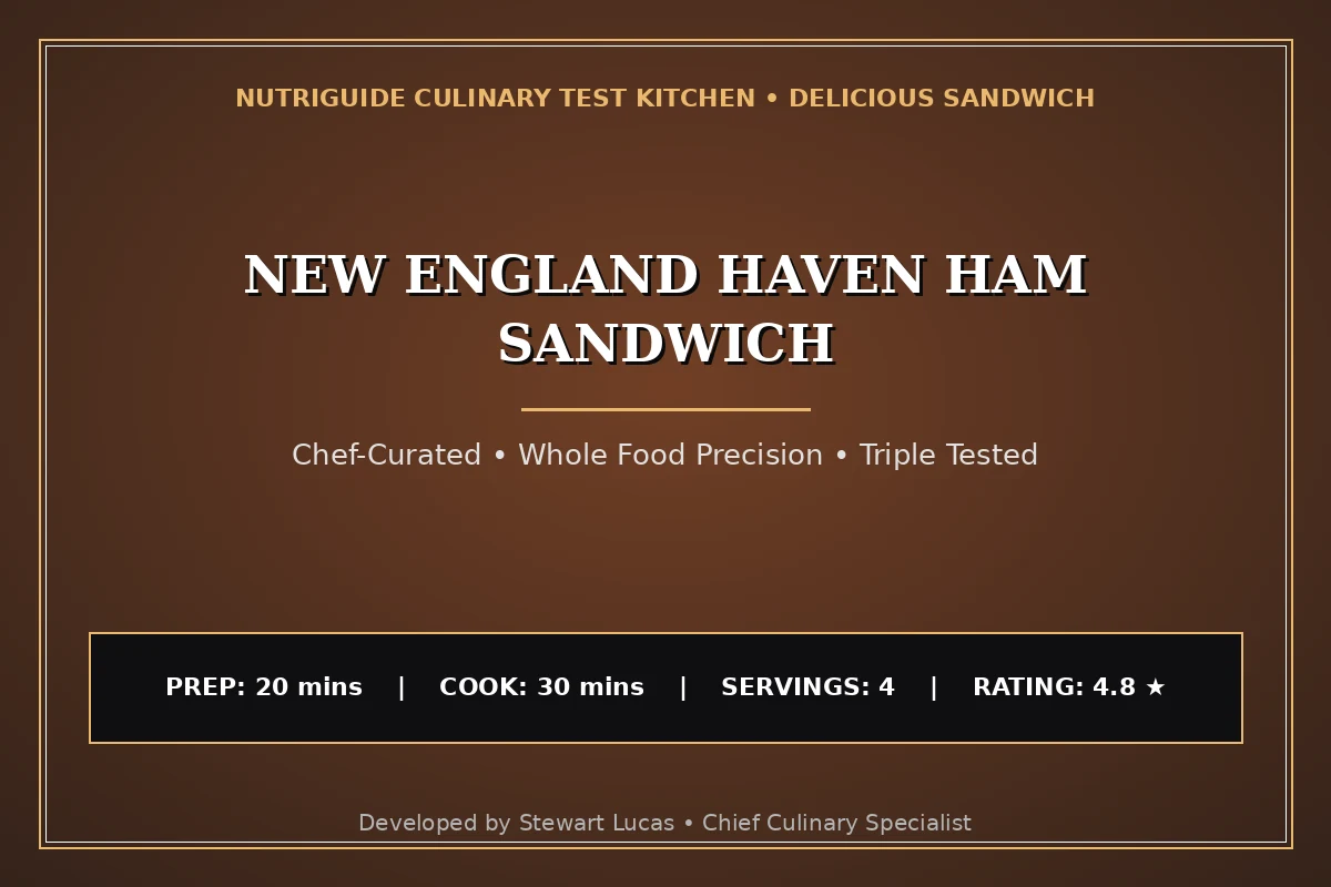 New England Haven Ham Sandwich