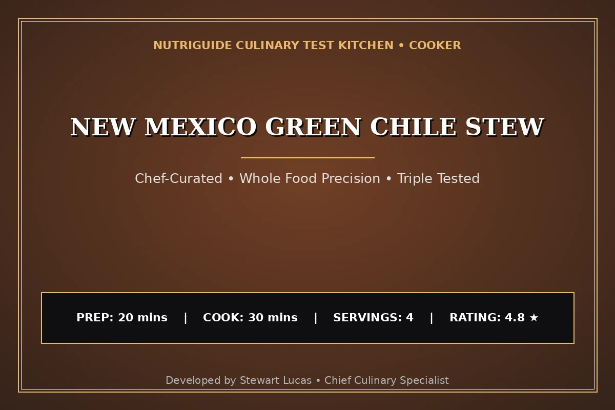 New Mexico Green Chile Stew