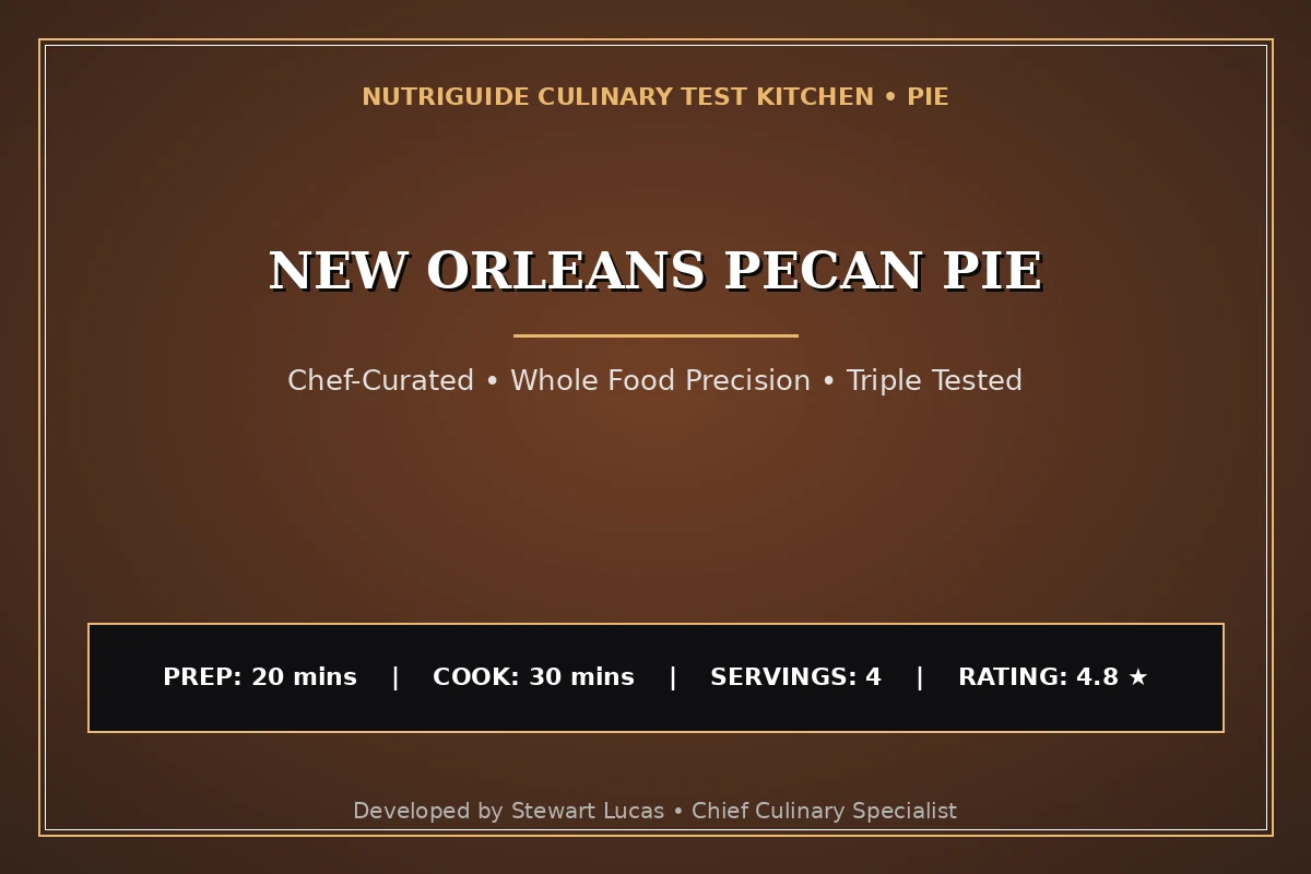 New Orleans Pecan Pie