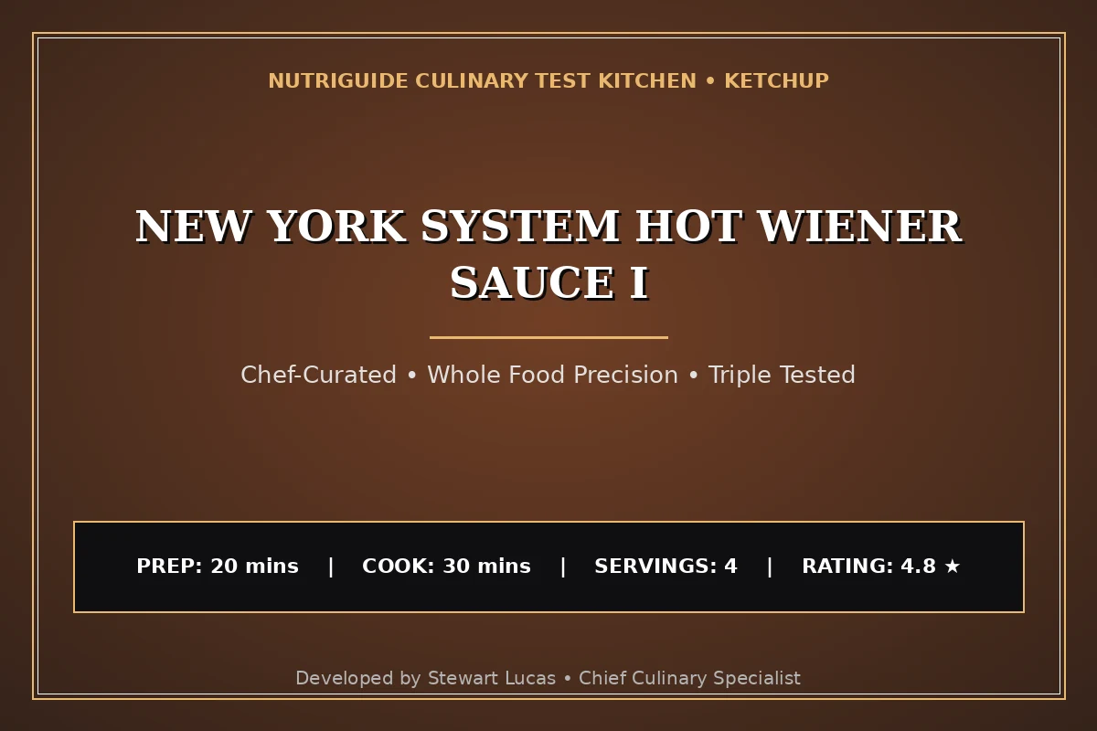 New York System Hot Wiener Sauce I