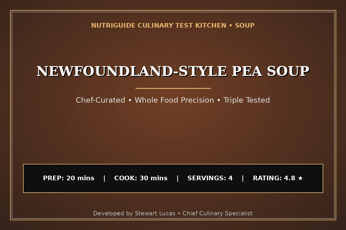 Newfoundland-Style Pea Soup