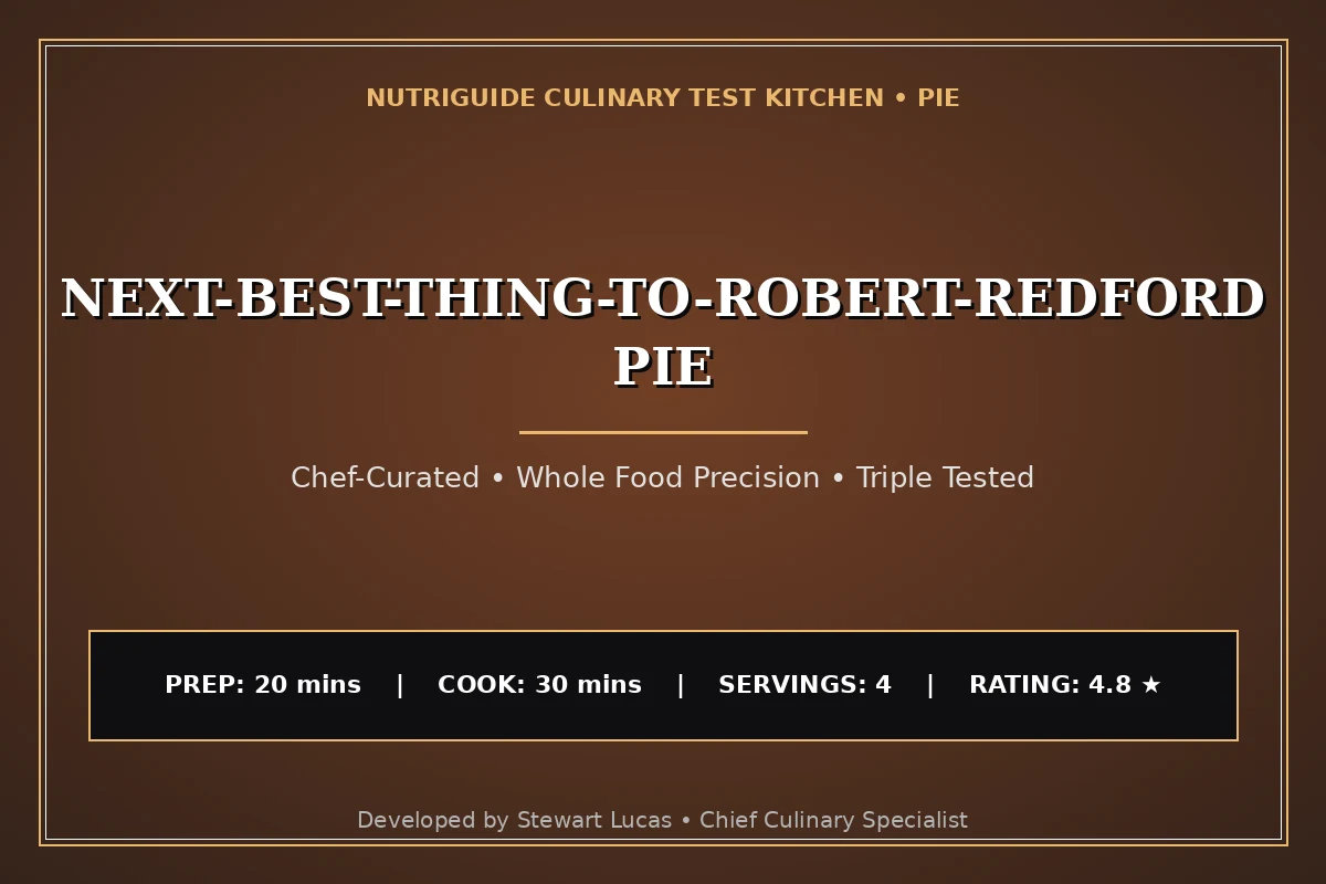 Next-Best-Thing-To-Robert-Redford Pie