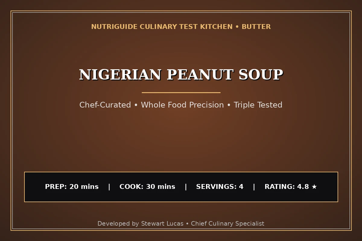 Nigerian Peanut Soup