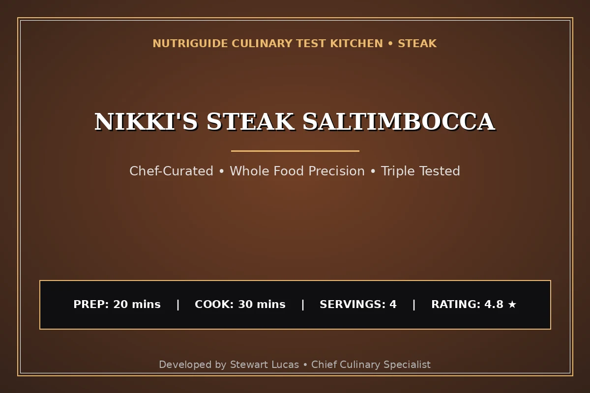 Nikki'S Steak Saltimbocca