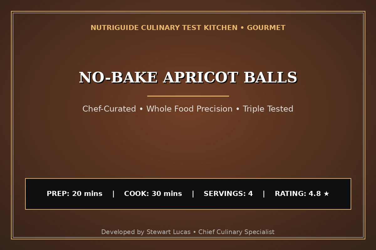 No-Bake Apricot Balls