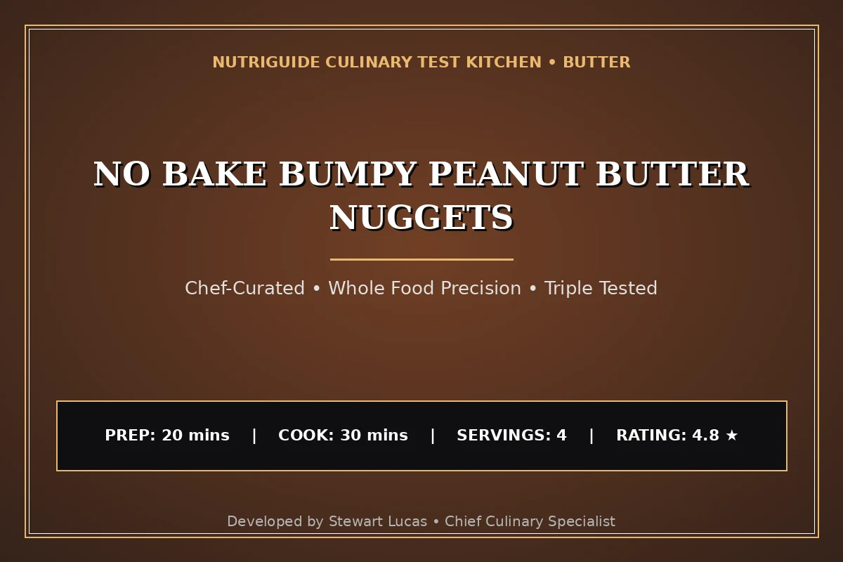 No Bake Bumpy Peanut Butter Nuggets