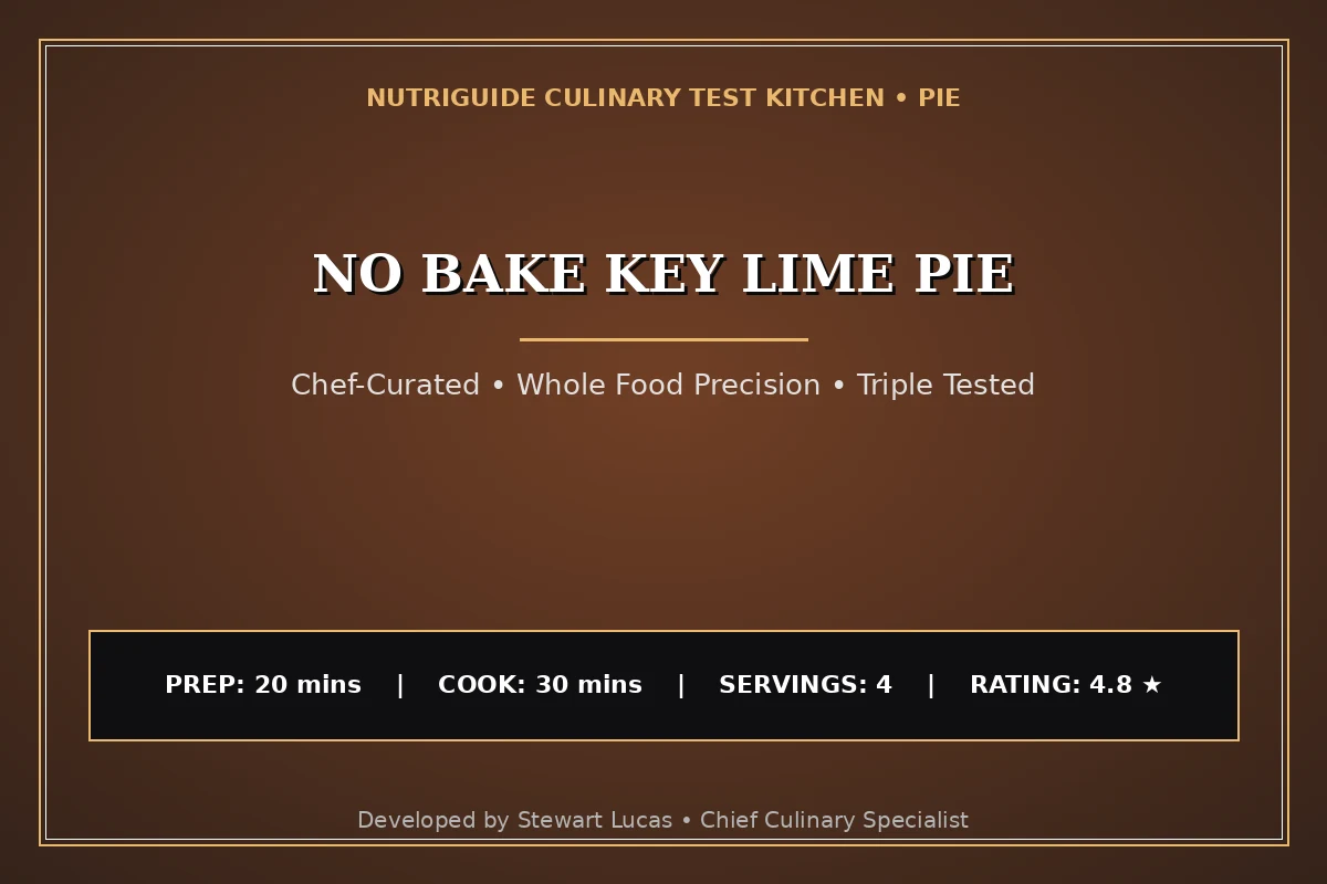 No Bake Key Lime Pie