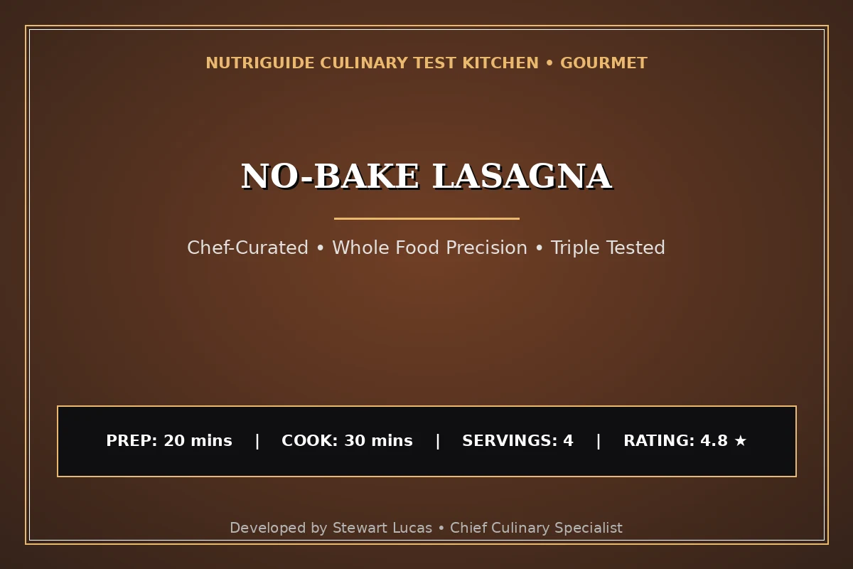 No-Bake Lasagna