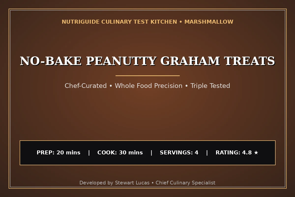 No-Bake Peanutty Graham Treats