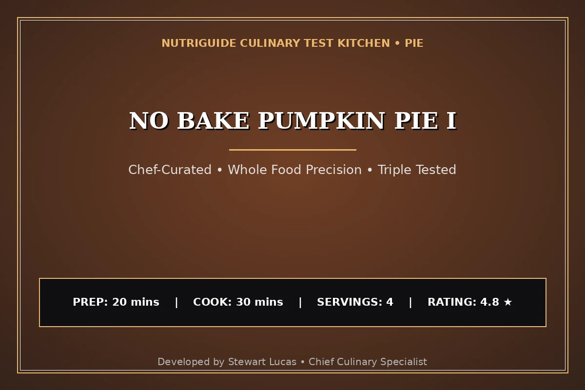 No Bake Pumpkin Pie I