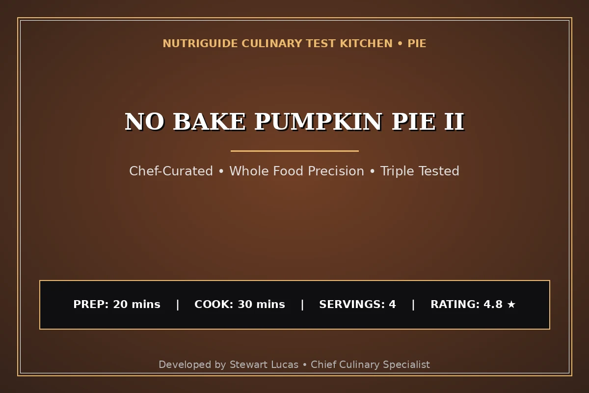 No Bake Pumpkin Pie Ii