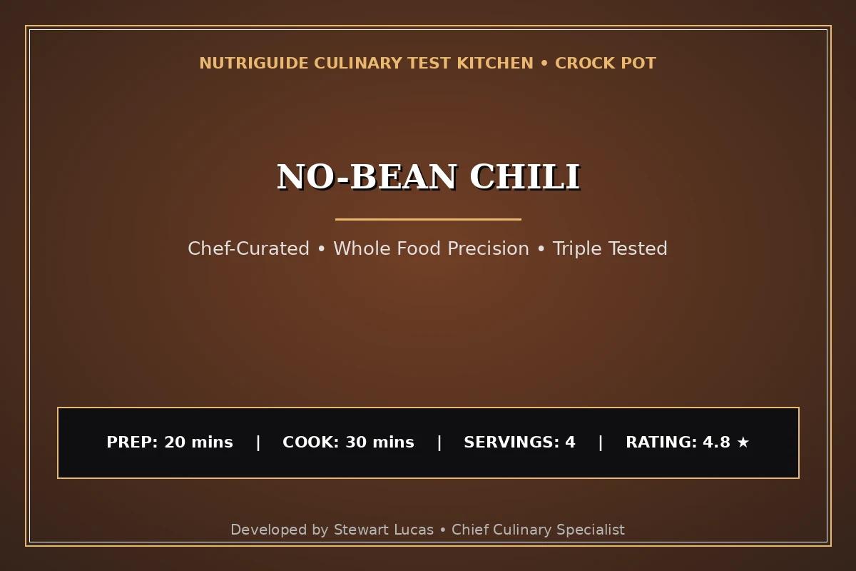 No-Bean Chili